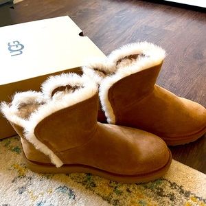 UGG Mini Fluff High Low Boots